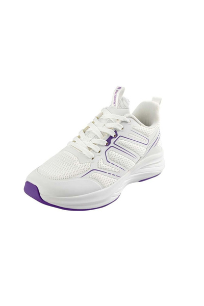 Patrick By Styli White Mesh Running Sneakers
