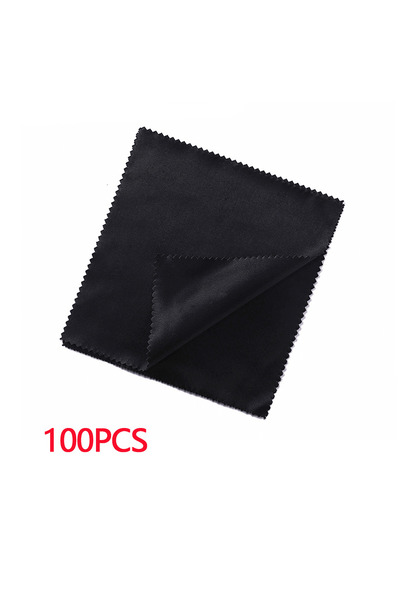 Choice6 ١٠٠ قطعة قماش تنظيف من الألياف الدقيقة السوداء، ١٠-١٠٠ قطعة، ناعمة ال...
