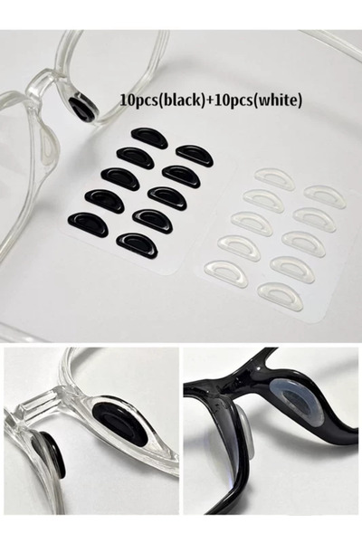 Choice4 Mixed set 2/5Pairs/Packs Adhesive Eyeglass Nose Pad Anti-Slip Stick O...
