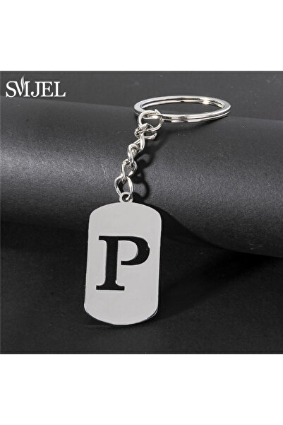 Choice8 P Cool Stainless Steel A-Z Letters Keychain Men Wallet Charms 26 Init...