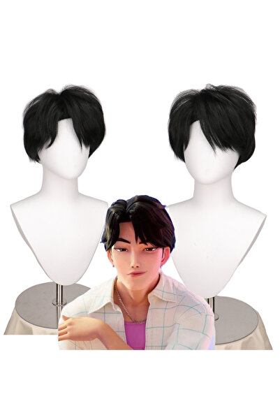 Choice شعر مستعار جينو بمقاس واحد، شعر مستعار تنكري للأولاد من ساجا، شعر مستع...