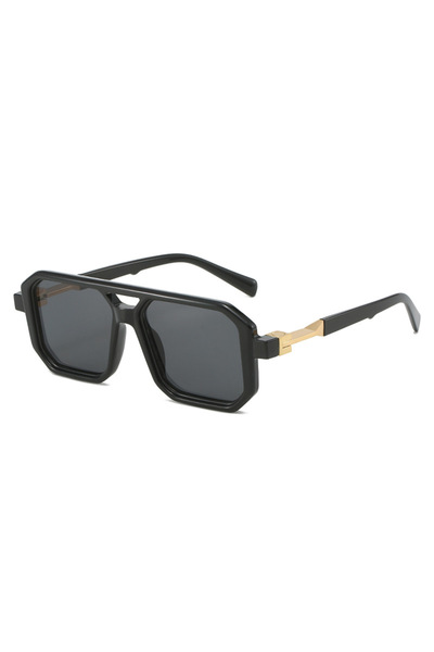 choice2 Black Black Punk Sunglasses Men Brand Designer Square Sun Glasses UV4...