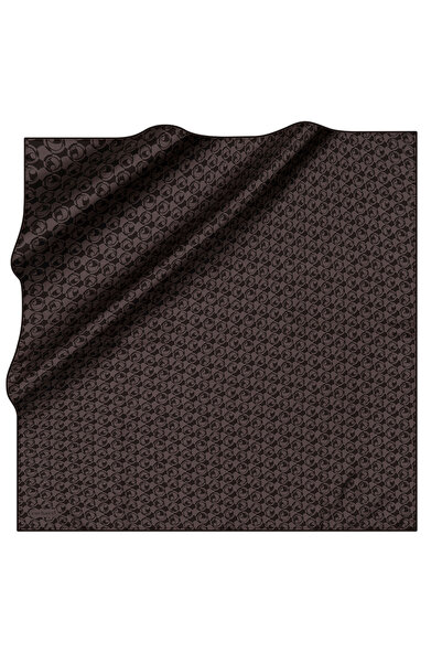 Cacharel Gray 90X90 Silk Twill Scarf