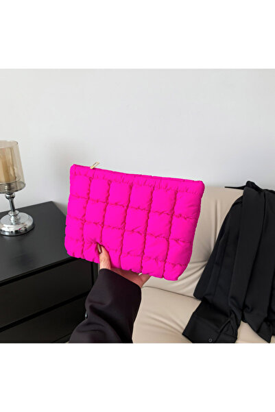 Choice1 Rose red Wholesale Women Cosmetic Quilted Bag Square Makeup Storage C...