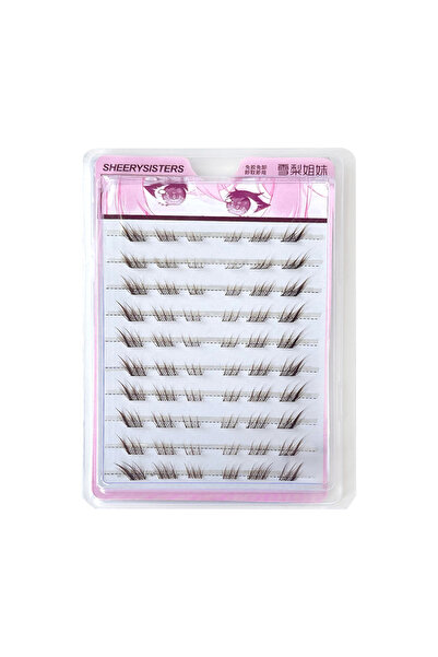 Choice7 style 7 10 Rows Individual Lashes Clusters Segmented Natural Lash Ext...