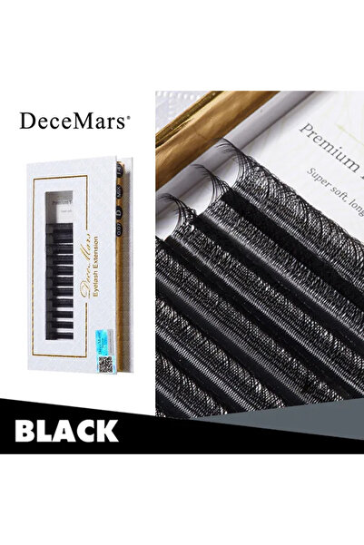 Choice43 11 مم 0.07 مم C أسود DeceMars YY شكل رموش بني أسود وصلة رموش طرفين C...