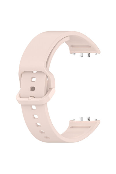 Choice6 سوار وردي فاتح لساعة Fit 3 SM-R390، سوار رياضي متين من السيليكون، لون...