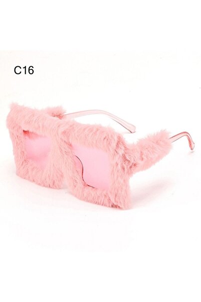 Choice1 نظارات شمسية كبيرة الحجم من وبري الناعمة والمنفوشة، مناسبة للحفلات وا...