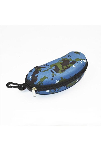 choice2 blue 1Pc Camouflage Spectacle Case Sunglasses Case Zipper Spectacle C...