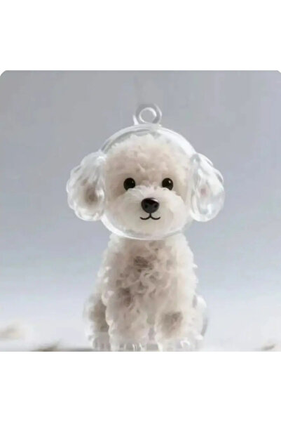 Choice24 1 pc Dog1 Hanging Pet Keychain Pendant Memorial Resin Cat/Dog Hair S...