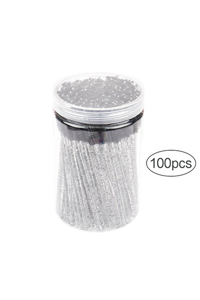 Choice8 All Black Eyebrow Comb MicroBrush 100pcs Disposable Eyelash Extension...