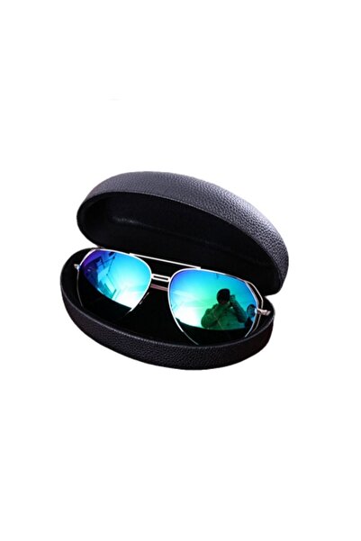 Choice8 black Color Leather Sunglasses Glasses Case New Style Men and Women S...