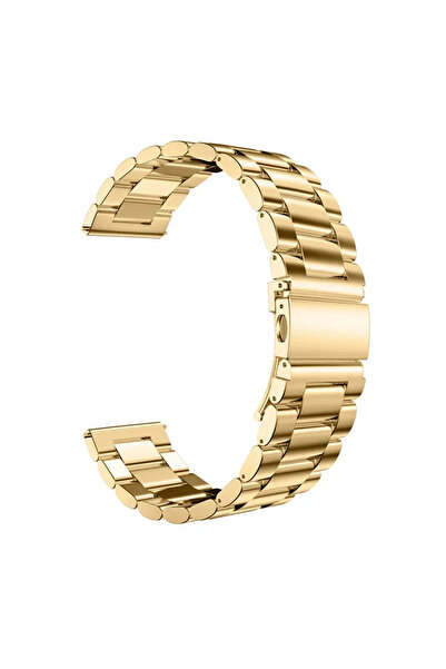 Choice سوار ساعة ذهبي مقاس 20 مم، مصنوع من الفولاذ المقاوم للصدأ، مناسب لساعا...