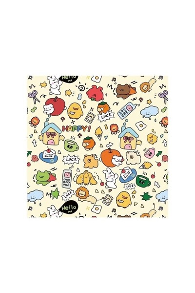 Choice 55-55cm-scrawl 2024 New Fantastic Folding Cosmetic Bag Magic Cloth Hun...