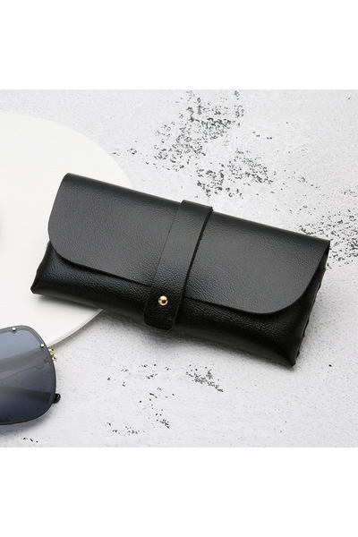 Choice1 Black Fashion Glasses Case Handmade Soft Cover Bag For Women Buckle C...