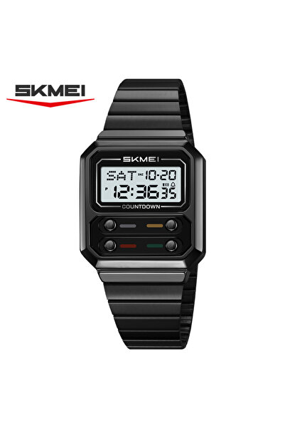 Choice ساعة سكيمي سوداء وبيضاء 2448 أنيقة للرجال، إلكترونية، بتصميم كلاسيكي، ...