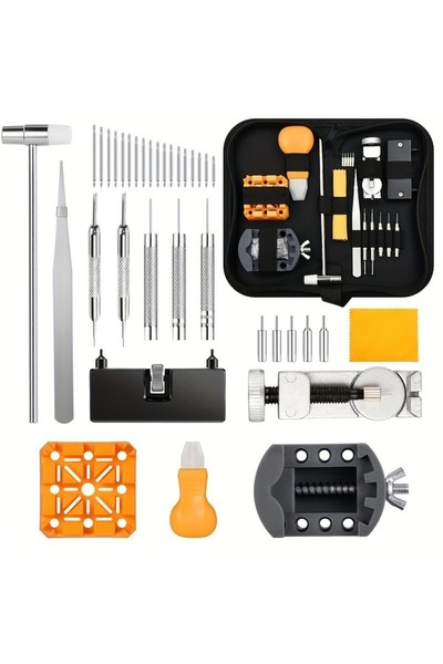 Choice طقم إصلاح ساعات مكون من 72 قطعة، يشمل أداة استبدال البطارية، وأداة احت...