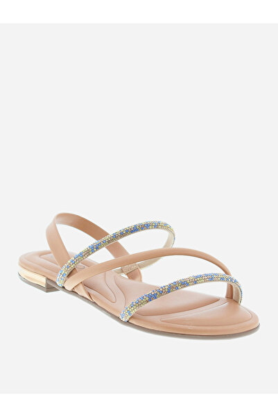 Beira Rio Embellished Multi Strap Flat Sandals