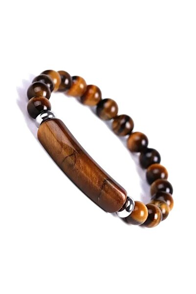 Choice3 18.5cm Tiger eye stone 1pc Healing Handmade Stone Bracelet Turquoise ...