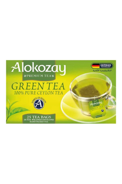 Alokozay GREEN TEA HEAT SEAL SAC BAG 25