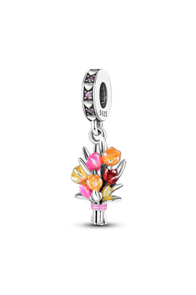 choice2 KJC366 Original S925 Silver Plated Camera Tower Owl Carnation Charms ...