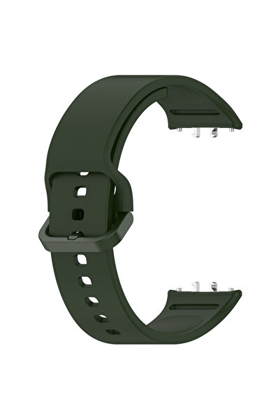 choice2 سوار أخضر داكن لساعة Fit 3 SM-R390، سوار رياضي متين من السيليكون، لون...