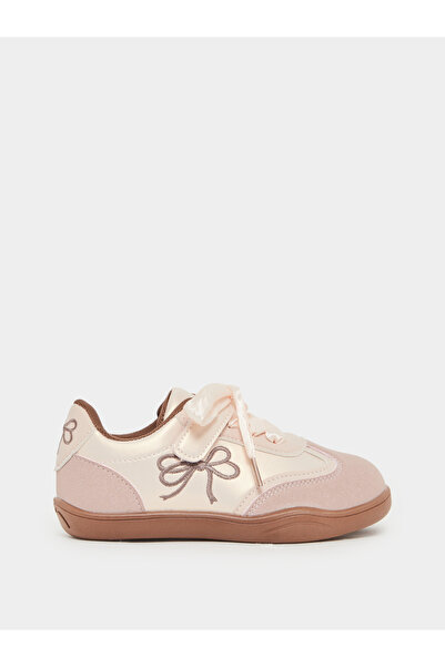 Styli حذاء رياضي مطرّز باللون الوردي للبنات