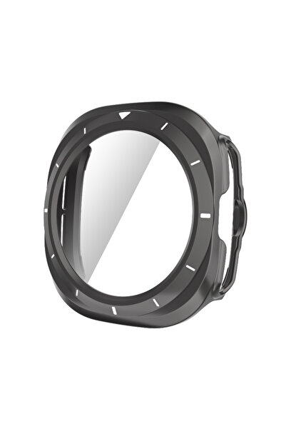 Choice8 ساعة Watch 7 Ultra مقاس 47 مم، لون أبيض رمادي تيتانيوم، غطاء صلب لحما...