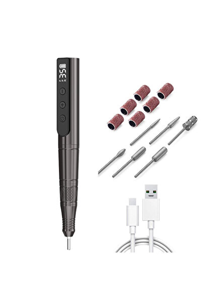 choice2 جهاز برد أظافر لاسلكي أسود احترافي قابل لإعادة الشحن بسرعة 35000 دورة...