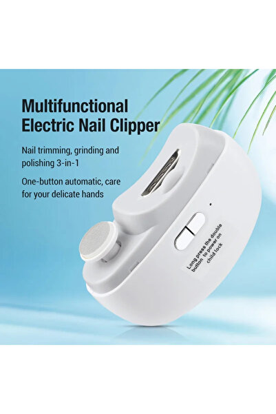 Choice مقص أظافر كهربائي للتلميع والصقل، مقص أظافر أوتوماتيكي، مقص أظافر قابل...