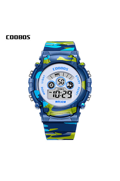choice2 Blue 1 Sport Digital Watch for Kids Waterproof Luminous Children's El...