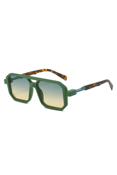 Choice green Green Punk Sunglasses Men Brand Designer Square Sun Glasses UV40...
