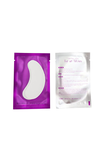 Choice3 Purple LR 50 Pairs Disposable Eyelash Patch Lash Extension Hydrogel P...