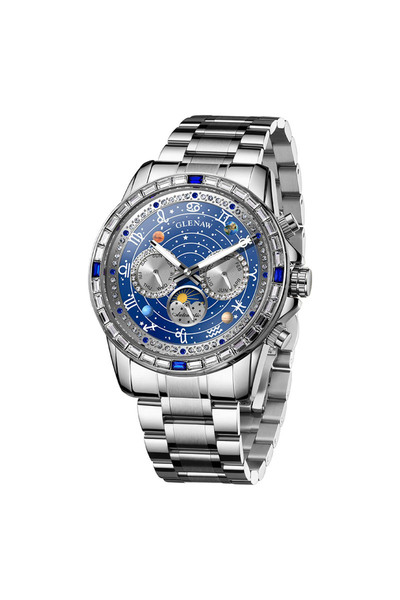 Choice silver Glenaw high-end business fully automatic mechanical multifuncti...