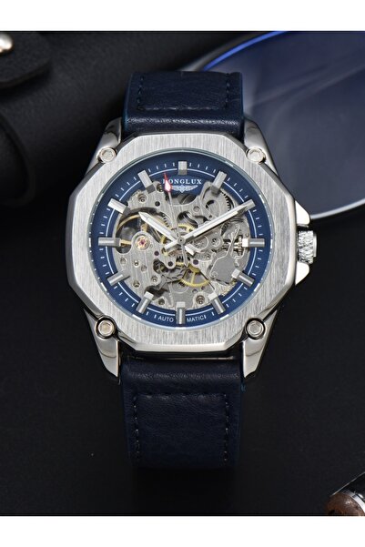 Choice 8072 Bule Men automatic watch waterproof sport skeleton mechanical wat...