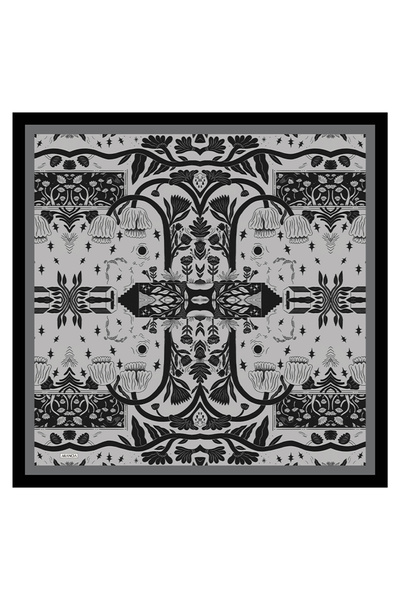 Arancia Eșarfă neagră din mătase twill 90X90