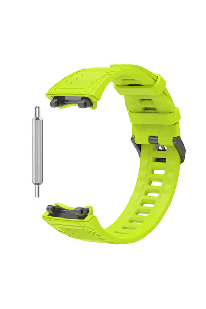 Choice6 حزام سيليكون رسمي بلون أخضر ليموني قابل للتنفس لطائرة Huami T-REX 3 م...