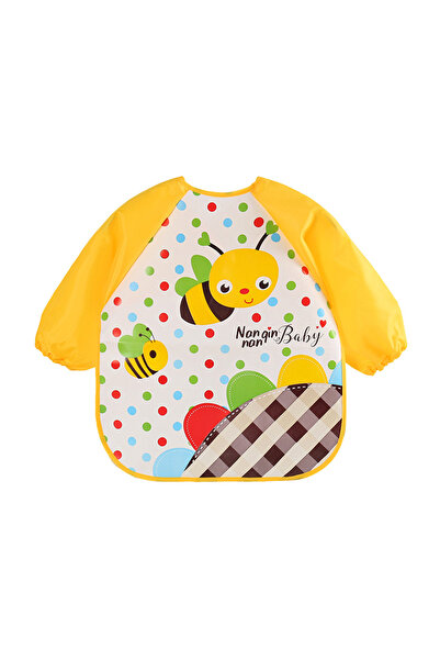 Choice3 0-3year style 6 Waterproof EVA Full Sleeve Baby Bibs Children Apron L...