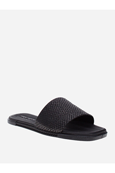 Moleca Textured Slip-On Flat Sandals