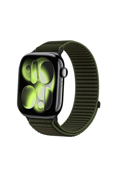 Choice20 42 44 45 49 S11-46mm حلقة رياضية خضراء داكنة لسوار ساعة من سلسلة 11/...