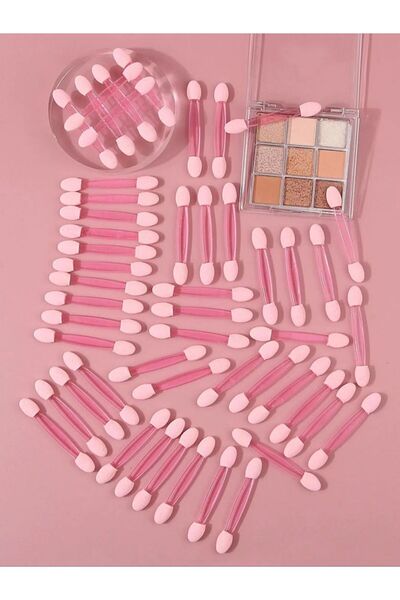 Choice pink High cost performance! 50pcs pink double-headed eyeshadow sticks ...