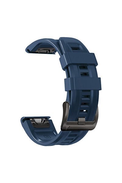 Choice17 قطعة واحدة من سوار سيليكون رياضي QuickFit مقاس 22 مم باللون الأزرق ا...