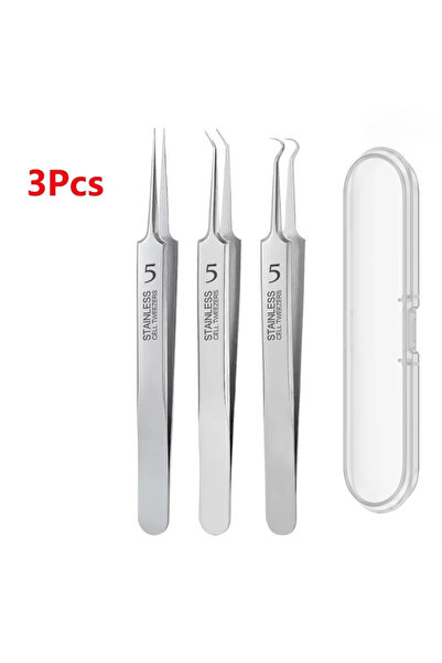 Choice 3 قطع - أداة من الفولاذ المقاوم للصدأ لإزالة حب الشباب والرؤوس السوداء...