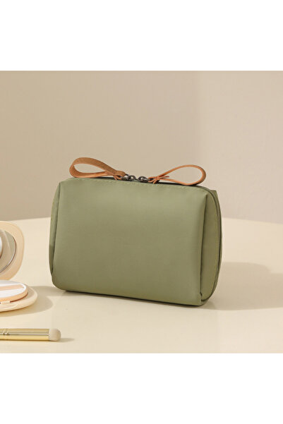 Choice حقيبة مكياج صغيرة خضراء/وردية/زرقاء قطعة واحدة، حقيبة يد محمولة مقاومة...