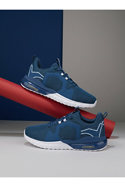 Campus حذاء رياضي أزرق برباط من قماش شبكي