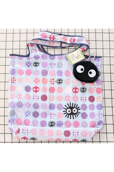 Choice3 A Anime Cartoon Foldable Shopping Bags Thick Nylon Large Tote Reusabl...