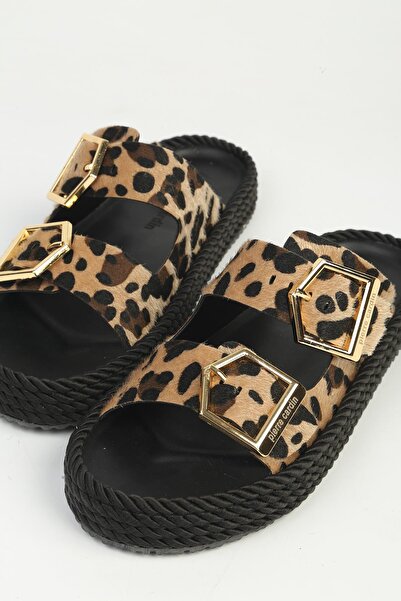 Pierre Cardin Women's Leopard Slippers Pc-55813