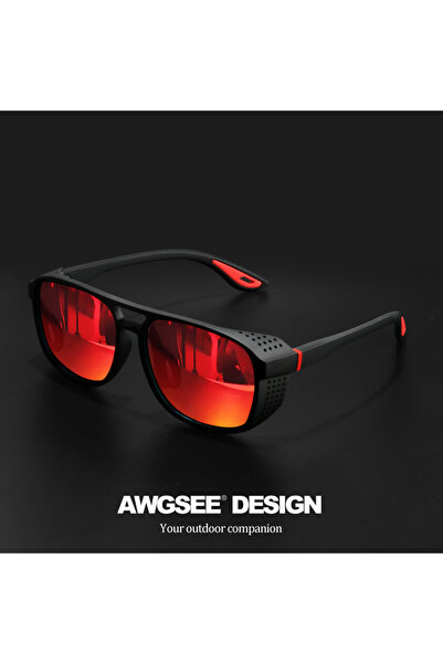 Choice4 C4 Red Professional Sports Sunglasses - Polarized Windproof UV400 for...