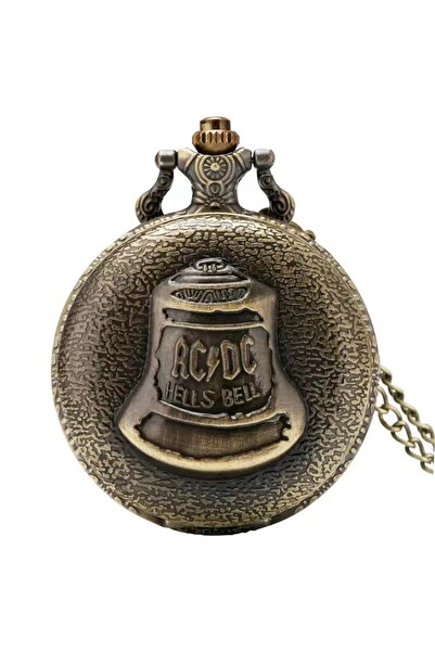 Choice bronze Vintage Bronze Quartz Pket Watch Hell Bell Pattern Pendant Jewe...