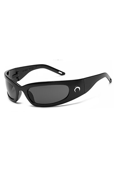 Choice3 C1 New Moon Rectangular Sunglasses for Women Men Retro Outdoor Cyclin...